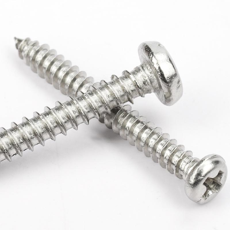 304 Stainless Steel Pan Head Self-Tapping Screw Set with Cross Slot