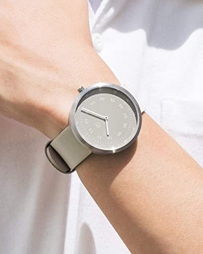 Maven Watches 40mm Artisan Series Minimalist Fashion Watch (SMOKE GREEN OFFWHITE 40MM)
