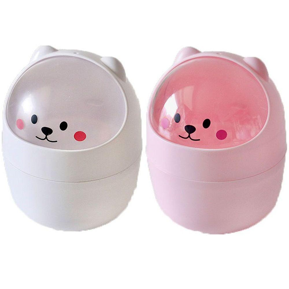 Flip Lid Wastebasket with Lid Waterproof Small Garbage Can  Workers in the workplace