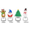 Santa Elk Snowman Christmas Beer Opener Stainless Steel Beer Starter Corkscrew Bottle Opener  Gift