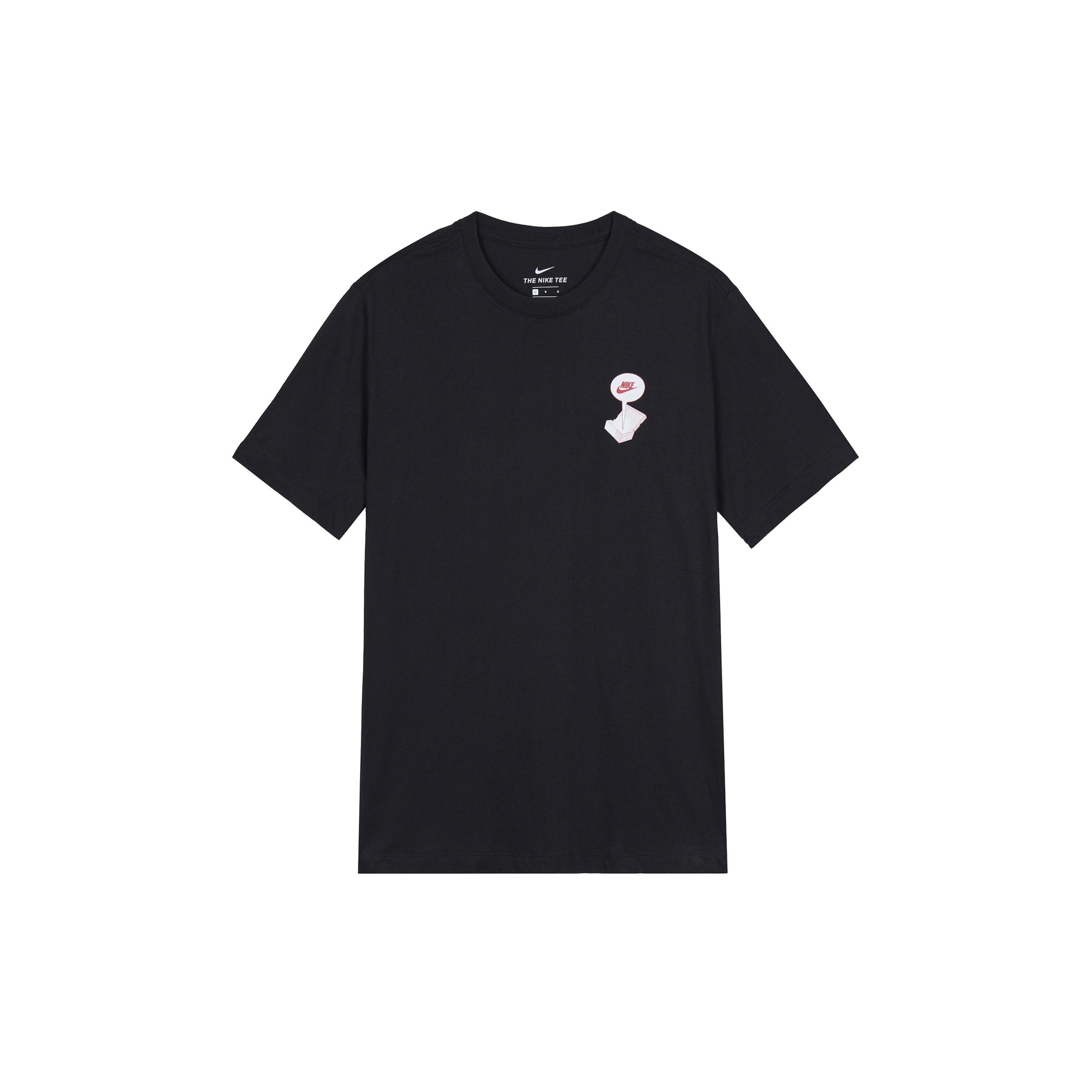 Nike AS Men s Nike Sportswear Tee Printed Short Sleeve TEE Black CT6869-010 S
