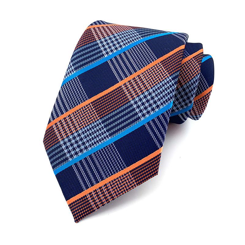 8Cm Polyester Herrenkrawatte Cashew Blumenanzug Krawatte