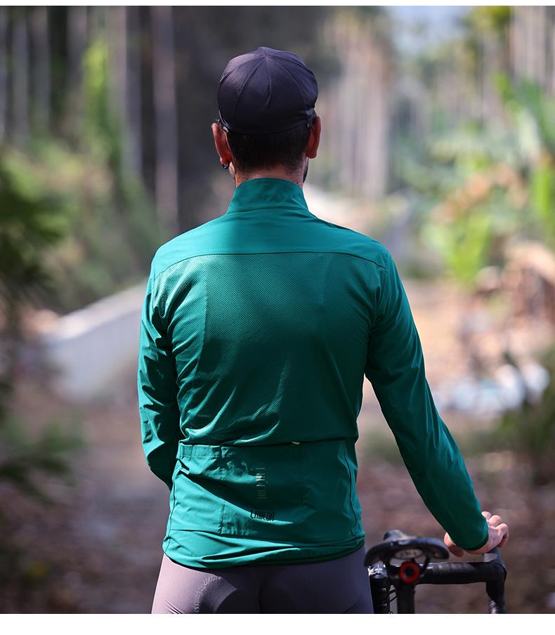 Lanpada Unisex Windbreaker: Windproof Cycling Jacket for Spring and Autumn, Long Sleeve for Mountain and Road Biking