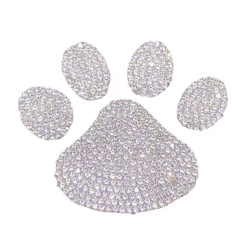 

Diamond Inlaid Butterfly Car Sticker, Bear Claw Car Body Sticker, DIY Sticker, Car Interior Decoration Diamond Sticker