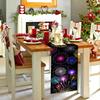 New Year Fireworks Table Flag Navidad Natal Noel Kitchen Table Runner Merry Christmas Decorations For Home 2025 New Year 2025
