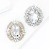 Luxury Crystal Glass Brooches for Women Rhinestone Pins Necklace Keychain Event Party New Gifts Jewelry Decoration Accessories