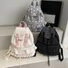 Volánky Spojené Mochilas Mujer Puntíkovaný Tisk Mochila Taška s Vysokou Kapacitou Batoh na Dovolenou Cestování Plátěné Tašky pro Ženu
