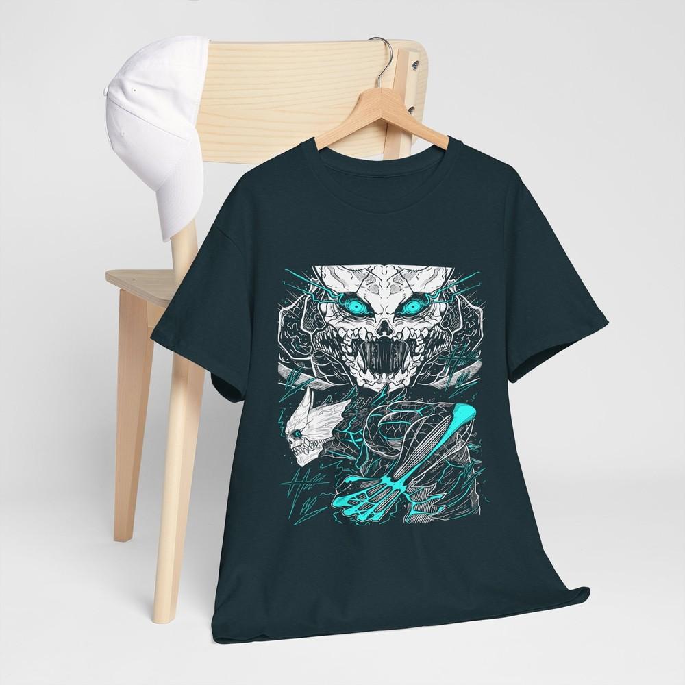 Kaiju no 8 Tshirt Mina Shiro kaij Gift Unisexga Best Anime Graphic Tee Black Shirt