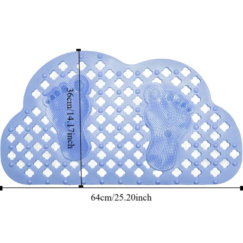 Machine Washable Shower Non-Slip Mats Waterproof Floor Mat Soft Bathtub Mat Children