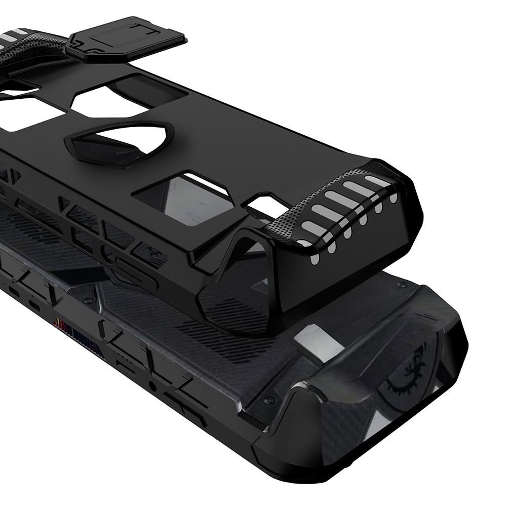 TPU Bracket Drop Protection Grip Case Anti-Drop Protector Cover with Comfort Padded Hard Shell for MSI CLAW 8 Ryzen Edition 2025