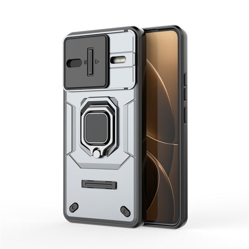 Shockproof Case For Xiaomi Poco F7 Ultra Case Poco F7 Ultra F7 Pro Ring Holder Magnetic Cover For Poco F7 Ultra Push Window Case