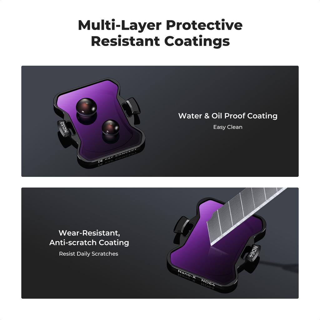 K&F CONCEPT Filter Set for DJI Avata 2 Filter UV/CPL/ND8/ND16/ND32/ND64 Multi-Layer Coated Drone Lens Camera Filters Accessories