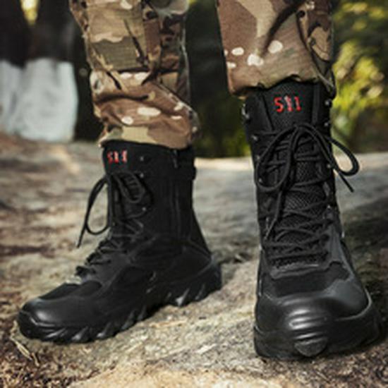 Cross-Border Outdoor Mountaineering Combat Boots - Special Forces Military Training Shoes Plus Size