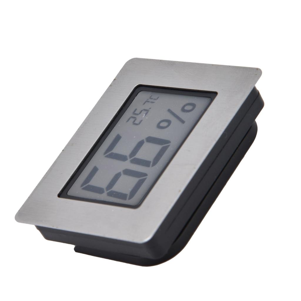 Embedded Design LCD Electronic Thermometer Hygrometer for Cigar Box Guitar Case Wine Cabinet