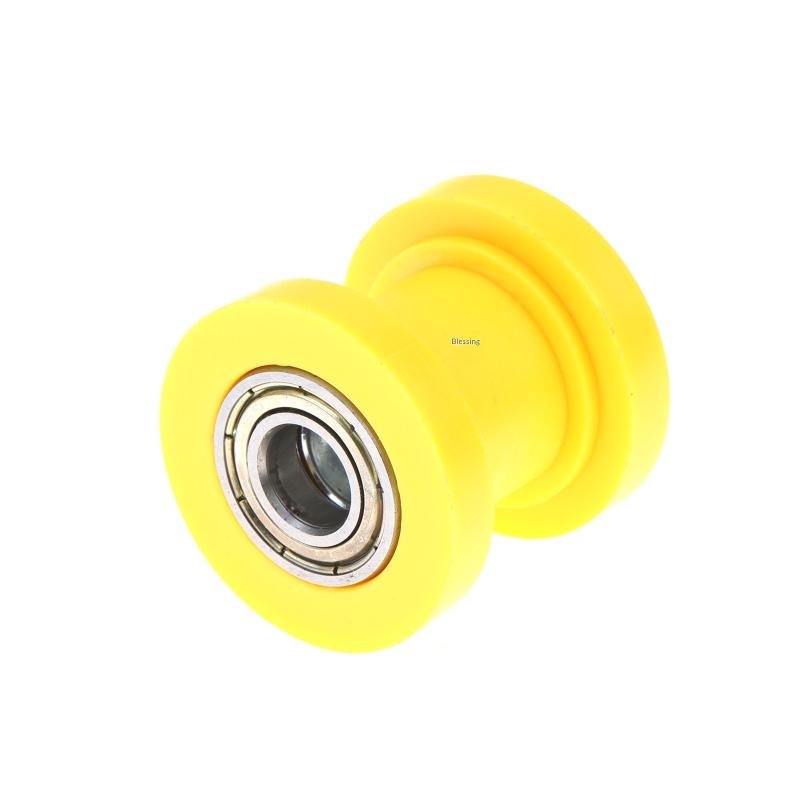 Motorbike Chain Tensioner Pulley 2Pcs 8MM 10MM Guide Wheels for Motocross Offroad Maintenance Performance Kit