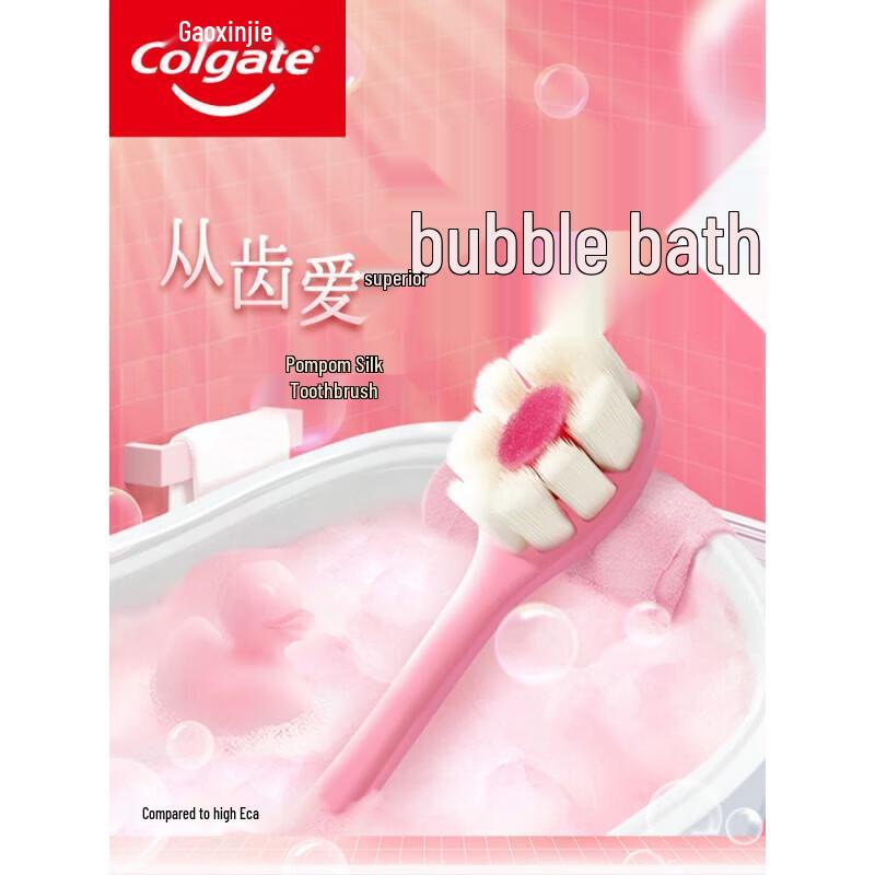 Colgate Super Dense Fluffy Silk Charcoal Toothbrush - Double Pack