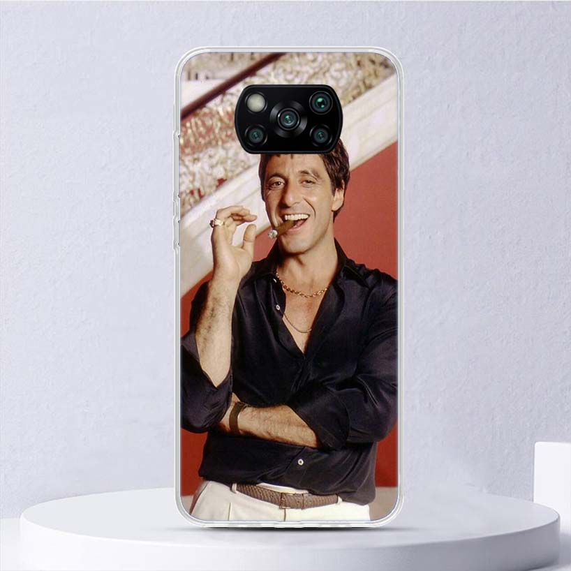 Scarface 1983 Film Al Pacino Movie Soft Case For Xiaomi Poco X7 X6 X5 X4 X3 Nfc F7 Ultra F6 F5 Pro Phone Cover F4 Gt F3 M5S M4 M