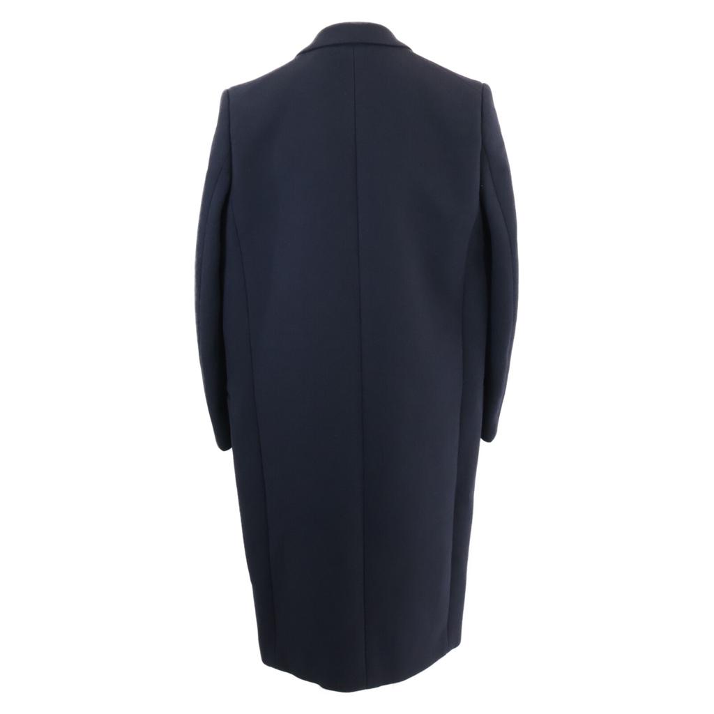 Celine Domestic Regular Phoebe Period 2 8H28/7165 Crombie Coat 36 NavyUsed