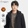 TRIES Men's Winter Hooded Padded Jacket