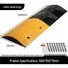High-Quality Thickened Rubber Speed Bump for Road Safety