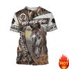 Horse Lover 3D Print Horse Graphic T-shirt For Men Women Summer Sports Outdoor T Shirt Loose Round Neck Short Sleeve T-shirt Top