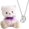 Petit Lou Bear and Heart Necklace 12cm 4S Size June Normal