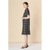 Bcbg Linen Check Dress B3m4o633