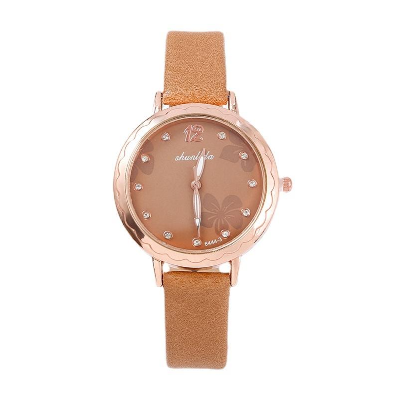 Ladies Watch Female Simple Student Belt Watch Girl Cute Casual Quartz Watch