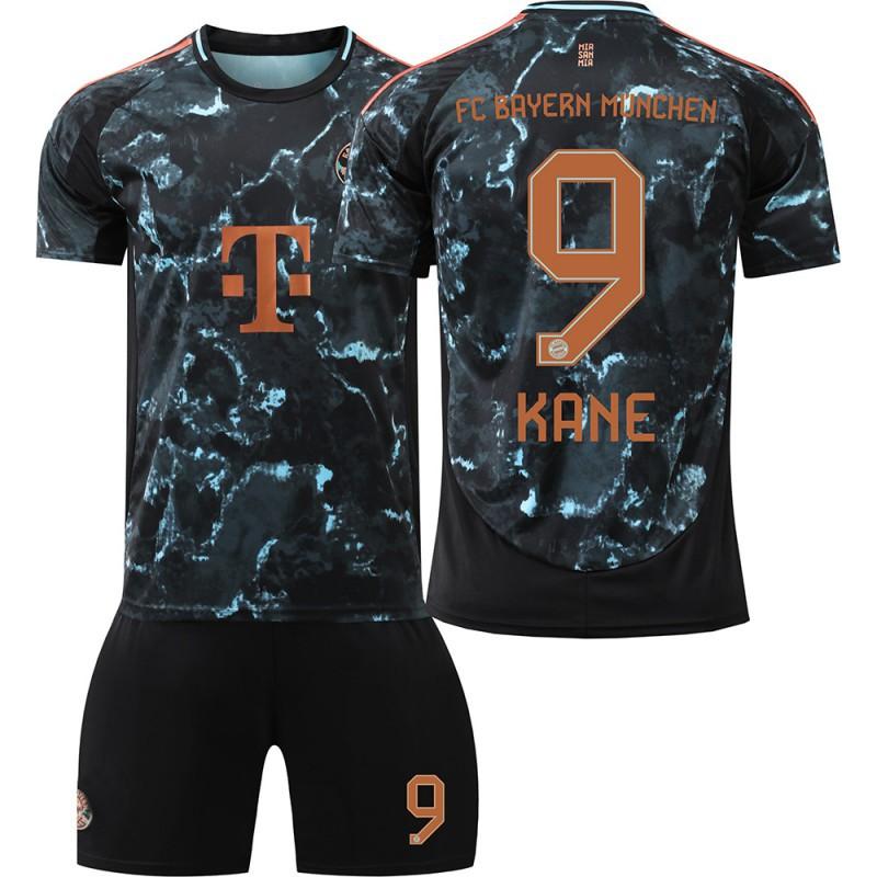 2425 Bayern Jerseys 3 Jin Min Zai No. 9 Kane 10 Sanet 25 Muller Children's Away Football Uniform Set