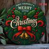 Vintage Metal Tin Sign 8x8 Inch Retro Christmas Holly Berry Wall Decor for Home Bar Cafe