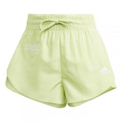 Womens/Ladies Bluv Lettering Double Layer Running Shorts