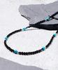 Polalita Turquoise Point Black Onyx Necklace (Plt-Nl-098_Bk)