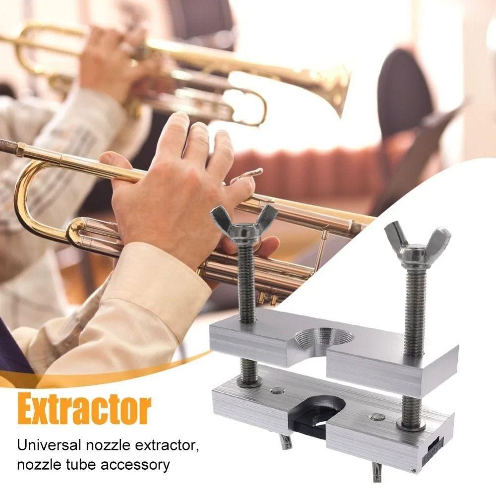

Adjustable Mouthpiece Puller Professional Horn Repair Tool Brass Instruments чёрный