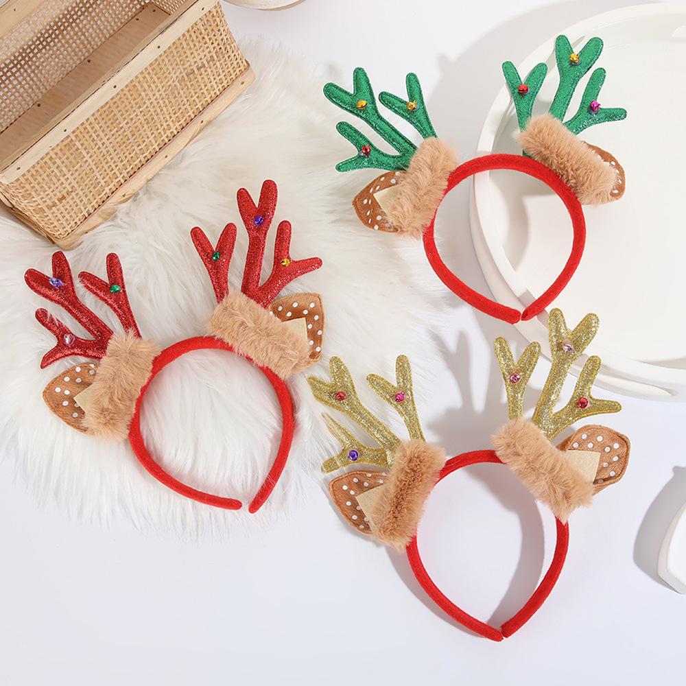 1pc Christmas Headwear Antler Headbands Holiday Decorations Headbands And Hair Accessories