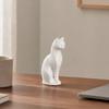 Cat Figurine, 3D Printed Small Cat Sculpture, Collectible Animal Desktop Ornament for Home Shelf Decor, Gifts for Cat Lovers