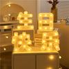 LED Happy Birthday Letter String Lights with Love Heart Props for Romantic Atmosphere and Event Decor