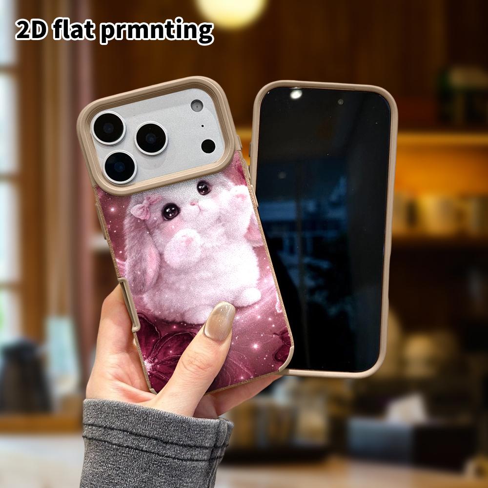 Phone Case: Lambskin 2D Flat Samsung Galaxy A34 A35 M05 M06 S20 S22 S21 FE Plus 5G Protective Case, Lop-Eared Bunny, Christmas and Halloween Gift