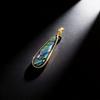 Shell Bead Necklace With Water Drop Pendants For Jewelry Making Projects