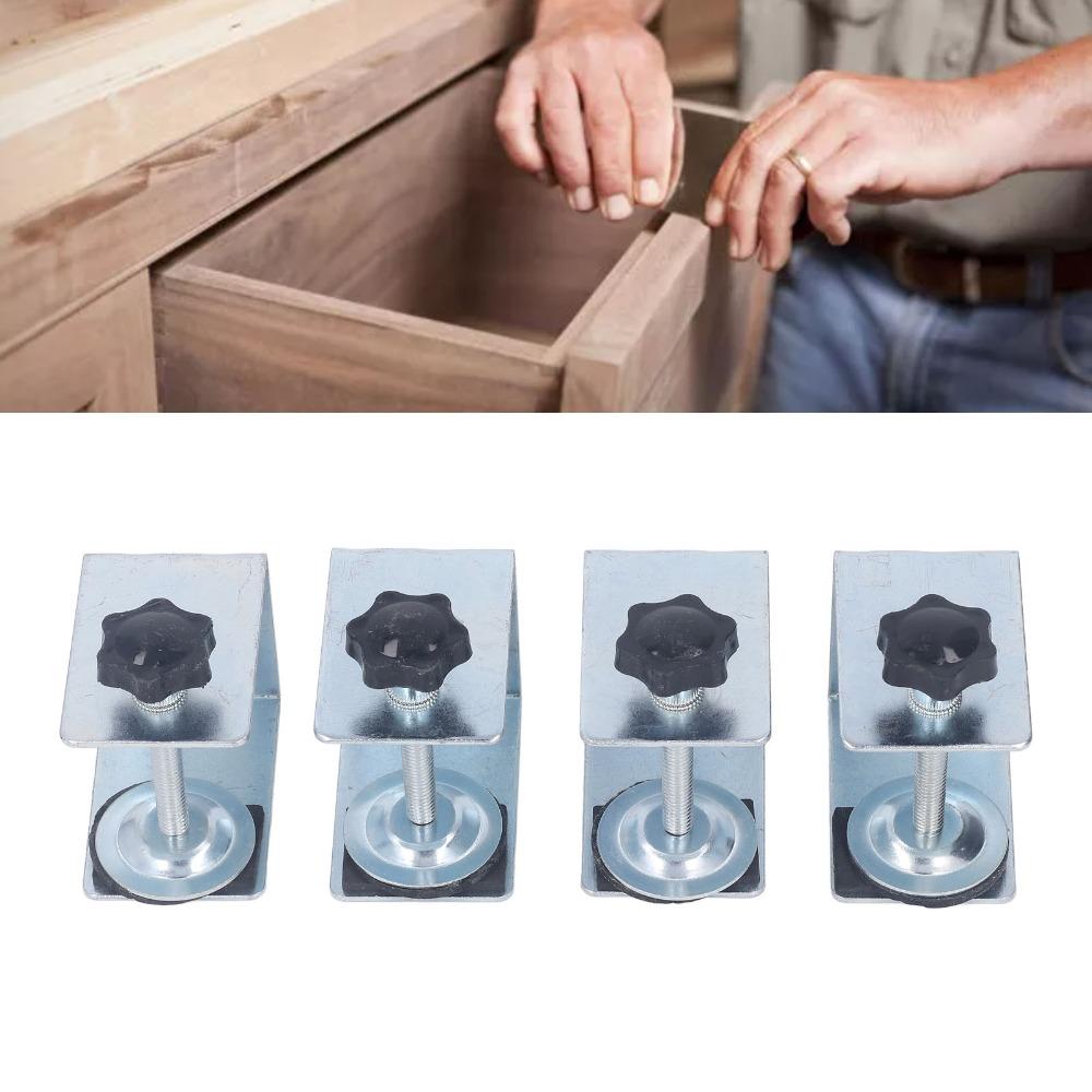 4pcs Universal C Clamp Drawer Front Installation Clamp  Furniture Cabinetry