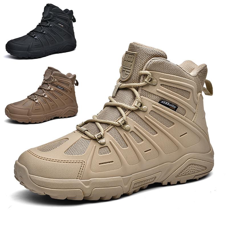 

Бойові черевики Combat Desert Бойові черевики Відпочинок на відкритому повітрі Скелелазіння Спорт Гори Кемпінг Туризм Нековзкі військові черевики 39