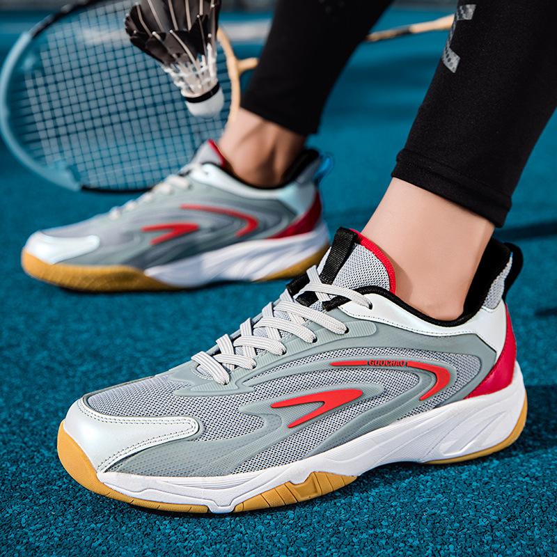 

Светящиеся флуоресцентные кроссовки для бадминтона мужские и женские парные дышащие амортизирующие родительско-детские теннис волейбол настольный теннис спортивные тренировки 46