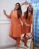 Dámské značkové oblečení na párty Indický pákistánský Kurta Pant Set Bollywood Top Tunika Kurti Dress