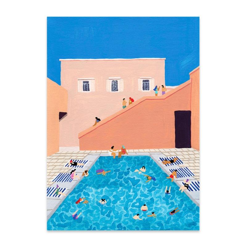 

Абстрактные Вдохновляющие Плакаты Расширьте Зону Комфорта Бассейн Картины На Холсте Настенные Художественные Печати Картины Офис Дом Декоративные 21cm×30cm NoFrame