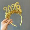 Cute Christmas Headpiece Sweet Glitter Hair Hoop Exquisite Xmas Hair Band  Cosplay