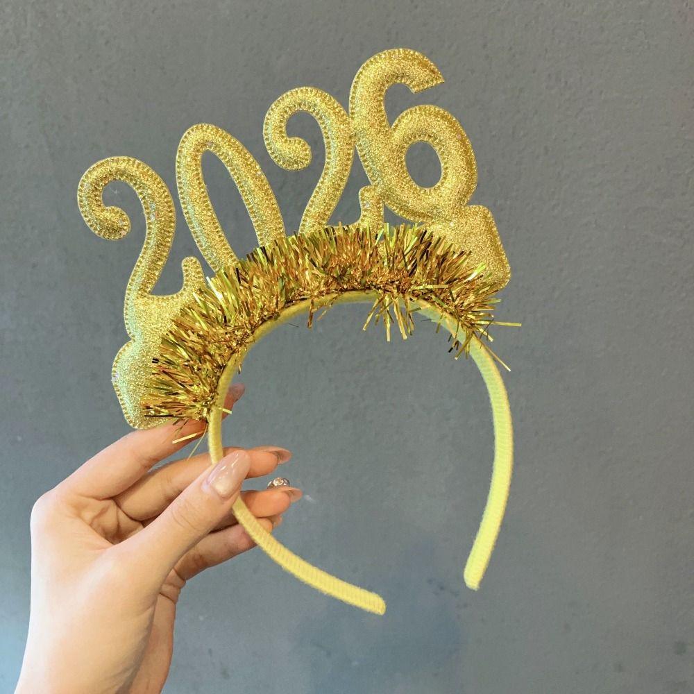 Cute Christmas Headpiece Sweet Glitter Hair Hoop Exquisite Xmas Hair Band  Cosplay