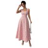 Women's Floral Print Square Neck Sleeveless A-Line Dress Multi Colors
