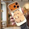 Phone Case: Lambskin 2D Flat Samsung Galaxy A34 A35 M05 M06 S20 S22 S21 FE Plus 5G Protective Case, Cute Capybara, Christmas and Halloween Gift