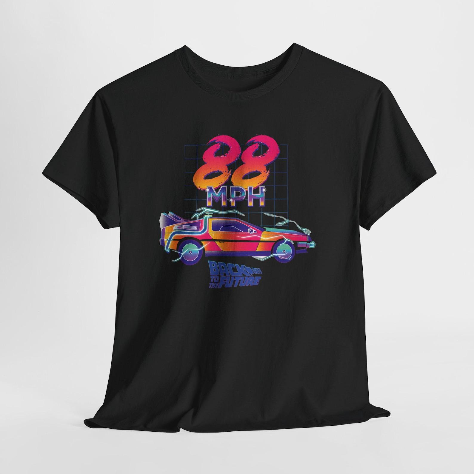 Back To The Future Flux Capacitor 88 MPH T-Shirt – Movie Fan Apparel S