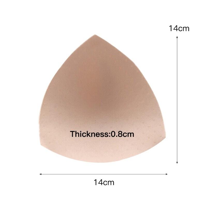 Sports 3D Bra Pads Replaceable Lining Thickened Gathered Thin Bra Cup Split Sponge Chest Pads