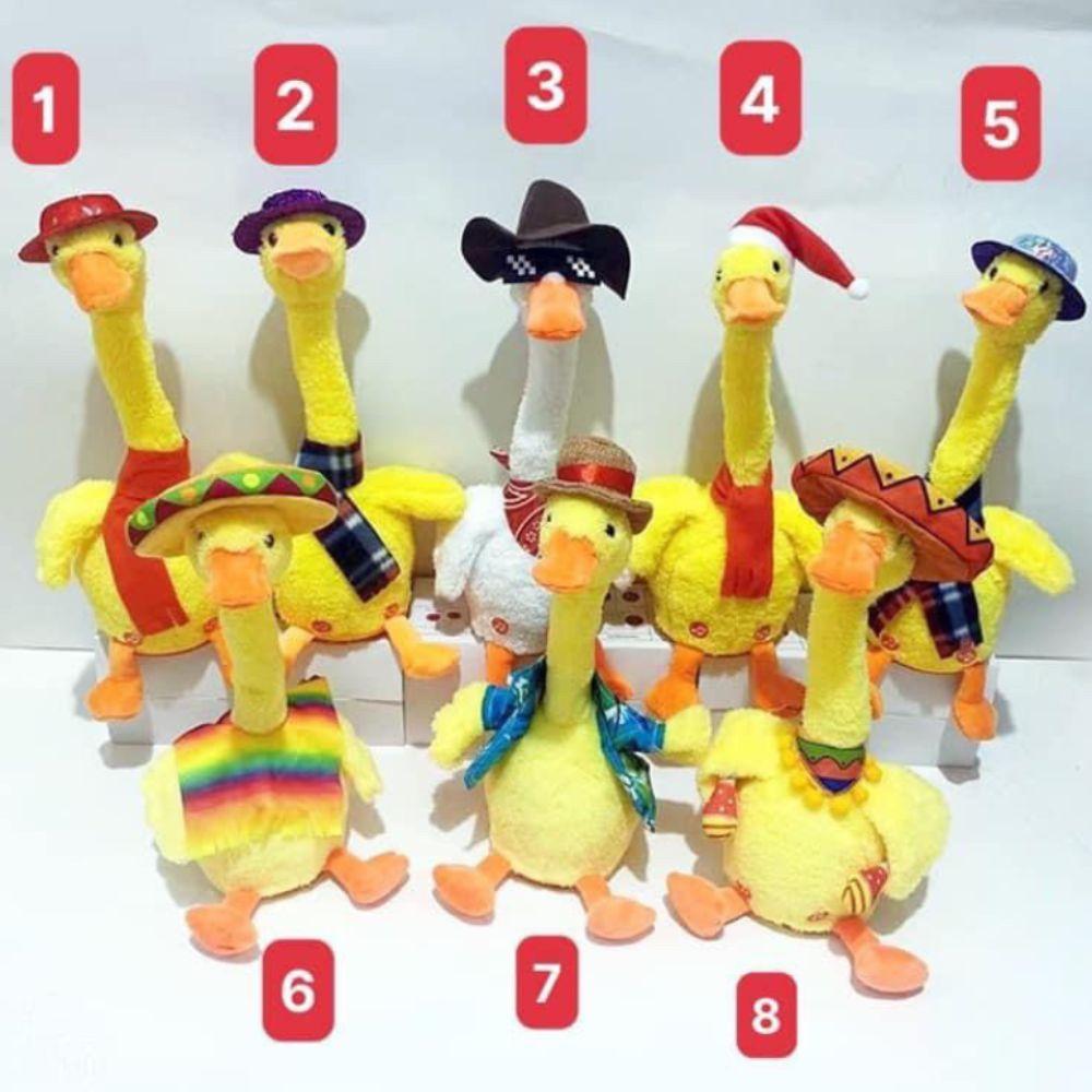 Talking Animals Electric Duck Plush Toy Music Singing Dancing Duck Toy  Children